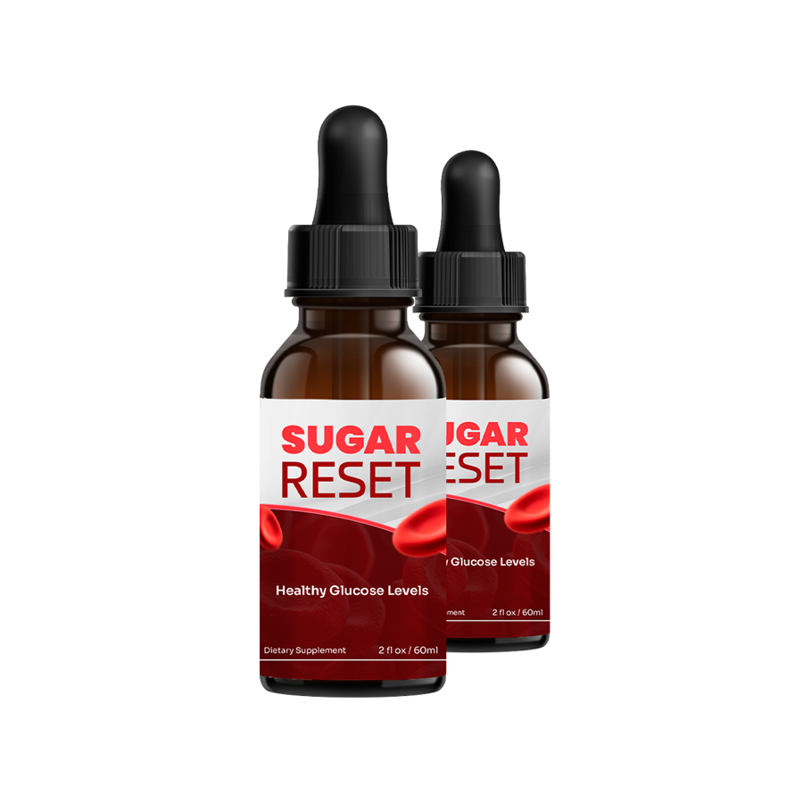 Sugar Reset liquid glucose support drops, dropper bottle